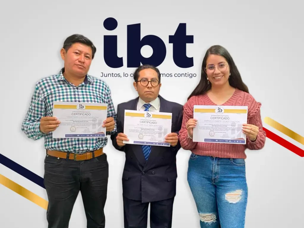 certificado centro formación IBT